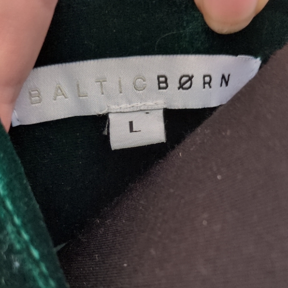 Baltic Born Deep Green Velvet Dress - Picture 10 of 11